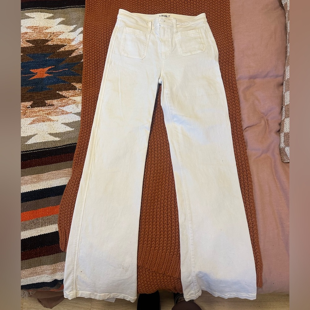 Paige Leenah 34in Patch Pockets - Crisp White Sz 28
